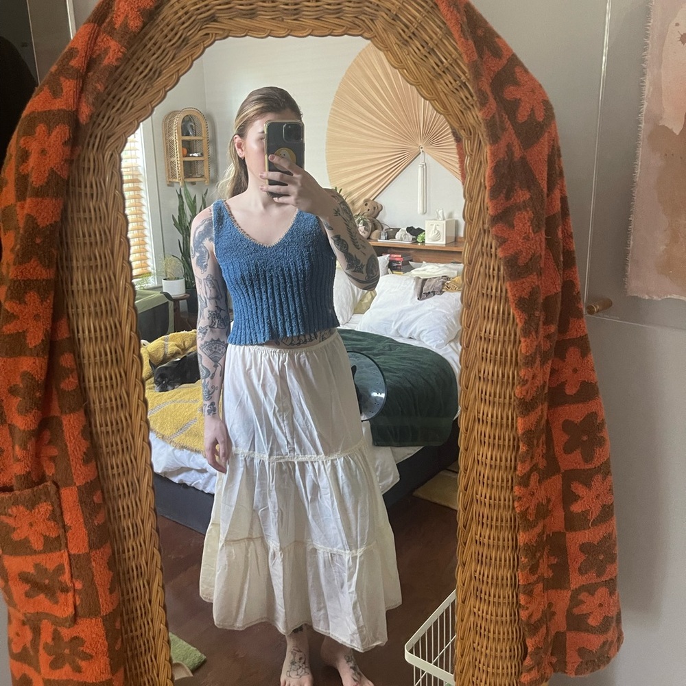 DEACTIVATING IN ONE DAY :) Sheer tiered skirt